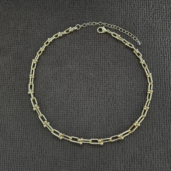 House🏠 of Harlow 1960 Gold💛 U-Link Chain⛓️ Necklace - NWT - Picture 8 of 15